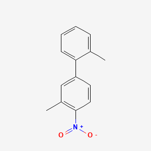 molecular formula C14H13NO2 B15472239 2',3-Dimethyl-4-nitro-1,1'-biphenyl CAS No. 40915-19-3