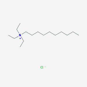 molecular formula C16H36ClN B15472374 1-Decanaminium, N,N,N-triethyl-, chloride CAS No. 38443-60-6