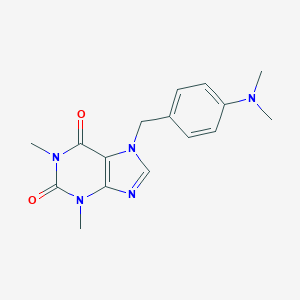 molecular formula C16H19N5O2 B154724 Dimabefylline CAS No. 1703-48-6