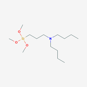 molecular formula C14H33NO3Si B15472435 N-Butyl-N-[3-(trimethoxysilyl)propyl]butan-1-amine CAS No. 40835-31-2