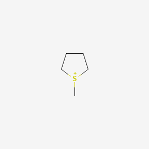 molecular formula C5H11S+ B15472462 Thiophenium, tetrahydro-1-methyl- CAS No. 45377-03-5