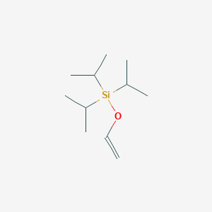 molecular formula C11H24OSi B15472529 (Ethenyloxy)tri(propan-2-yl)silane CAS No. 40762-64-9