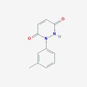 molecular formula C11H10N2O2 B15472537 1-(3-Methylphenyl)-1,2-dihydropyridazine-3,6-dione CAS No. 50500-93-1