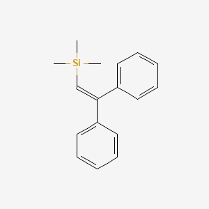 molecular formula C17H20Si B15472644 Silane, (2,2-diphenylethenyl)trimethyl- CAS No. 51318-07-1