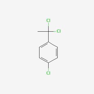 molecular formula C8H7Cl3 B15472697 1-Chloro-4-(1,1-dichloroethyl)benzene CAS No. 49711-26-4