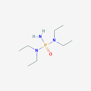 molecular formula C8H22N3OP B15472845 Phosphoric triamide, N,N,N',N'-tetraethyl- CAS No. 38590-11-3