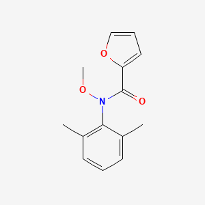 molecular formula C14H15NO3 B15472872 N-(2,6-Dimethylphenyl)-N-methoxyfuran-2-carboxamide CAS No. 51639-83-9