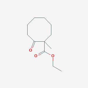 molecular formula C12H20O3 B15472967 Ethyl 1-methyl-2-oxocyclooctanecarboxylate CAS No. 38931-65-6