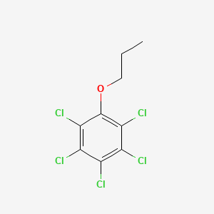 molecular formula C9H7Cl5O B15473017 Pentachlorophenyl propyl ether CAS No. 36518-74-8