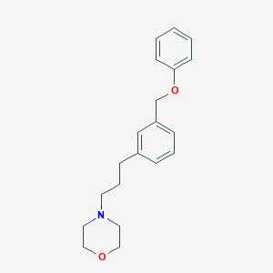 molecular formula C20H25NO2 B15473023 4-{3-[3-(Phenoxymethyl)phenyl]propyl}morpholine CAS No. 40816-48-6