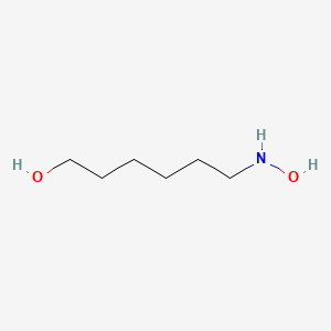 molecular formula C6H15NO2 B15473026 1-Hexanol, 6-(hydroxyamino)- CAS No. 44860-17-5