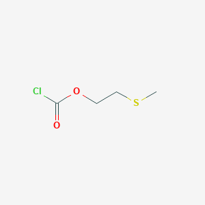molecular formula C4H7ClO2S B15473070 2-(Methylsulfanyl)ethyl carbonochloridate CAS No. 50317-16-3