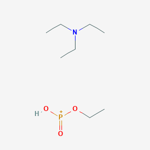 molecular formula C8H21NO3P+ B15473131 N,N-diethylethanamine;ethoxy-hydroxy-oxophosphanium CAS No. 39148-25-9