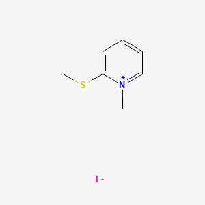 molecular formula C7H10INS B15473133 2-Methylthiopyridine methiodide CAS No. 41681-14-5