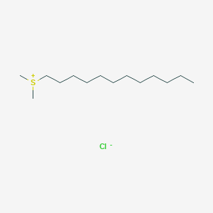 molecular formula C14H31ClS B15473141 Dodecyl(dimethyl)sulfanium chloride CAS No. 41580-87-4