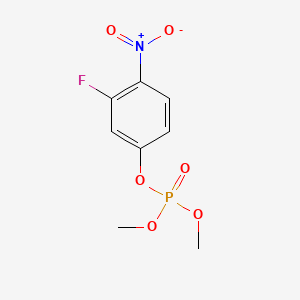 molecular formula C8H9FNO6P B15473181 Dimethyl 3-fluoro-4-nitrophenyl phosphate CAS No. 50589-91-8
