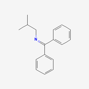 molecular formula C17H19N B15473194 N-(2-Methylpropyl)-1,1-diphenylmethanimine CAS No. 51411-27-9
