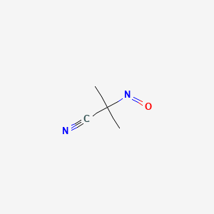 molecular formula C4H6N2O B15473224 Propanenitrile, 2-methyl-2-nitroso- CAS No. 44513-62-4