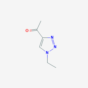 molecular formula C6H9N3O B154733 1-(1-乙基-1H-1,2,3-三唑-4-基)乙酮 CAS No. 134926-94-6