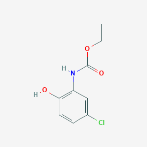 molecular formula C9H10ClNO3 B15473369 ethyl N-(5-chloro-2-hydroxyphenyl)carbamate CAS No. 42953-11-7