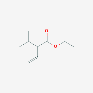 molecular formula C9H16O2 B15473436 Ethyl 2-(propan-2-yl)but-3-enoate CAS No. 42998-14-1