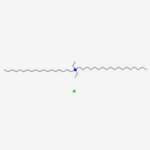 molecular formula C40H84ClN B15473494 N,N-Diethyl-N-octadecyloctadecan-1-aminium chloride CAS No. 38618-37-0