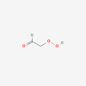 molecular formula C2H4O3 B15473545 Hydroperoxyacetaldehyde CAS No. 41767-86-6