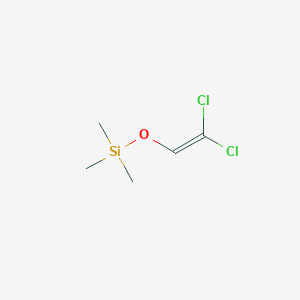 molecular formula C5H10Cl2OSi B15473718 [(2,2-Dichloroethenyl)oxy](trimethyl)silane CAS No. 38152-45-3