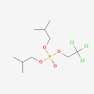 molecular formula C10H20Cl3O4P B15473817 Diisobutyl trichloroethyl phosphate CAS No. 36366-20-8