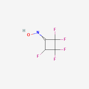 molecular formula C4H2F5NO B15473873 N-(2,2,3,3,4-pentafluorocyclobutylidene)hydroxylamine CAS No. 45846-68-2