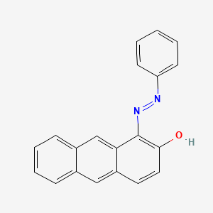 molecular formula C20H14N2O B15473898 1-Phenylazo-2-anthrol CAS No. 36368-30-6