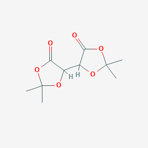 molecular formula C10H14O6 B15473950 2,2,2',2'-Tetramethyl[4,4'-bi-1,3-dioxolane]-5,5'-dione CAS No. 38115-89-8