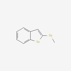 molecular formula C9H8Se2 B15473958 2-(Methylselanyl)-1-benzoselenophene CAS No. 39857-37-9