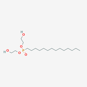 molecular formula C18H39O5P B15473965 Bis(2-hydroxyethyl) tetradecylphosphonate CAS No. 40520-22-7