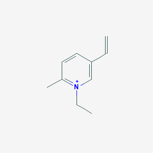 molecular formula C10H14N+ B15474040 Pyridinium, 5-ethenyl-1-ethyl-2-methyl- CAS No. 45896-59-1