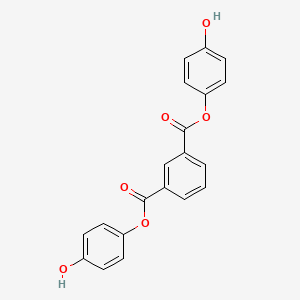 molecular formula C20H14O6 B15474051 Bis(4-hydroxyphenyl) benzene-1,3-dicarboxylate CAS No. 38674-73-6