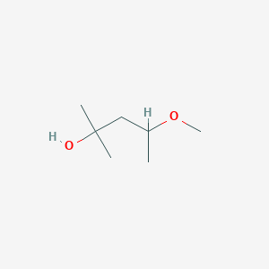 molecular formula C7H16O2 B15474070 4-Methoxy-2-methylpentan-2-ol CAS No. 41223-33-0