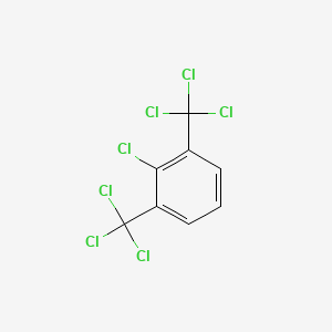 molecular formula C8H3Cl7 B15474090 2-Chloro-1,3-bis(trichloromethyl)benzene CAS No. 36747-57-6