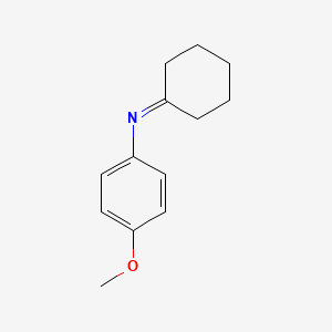 molecular formula C13H17NO B15474193 N-(4-Methoxyphenyl)cyclohexanimine CAS No. 36132-65-7