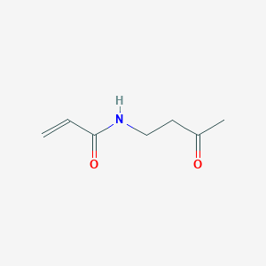 molecular formula C7H11NO2 B15474362 N-(3-Oxobutyl)prop-2-enamide CAS No. 40660-68-2