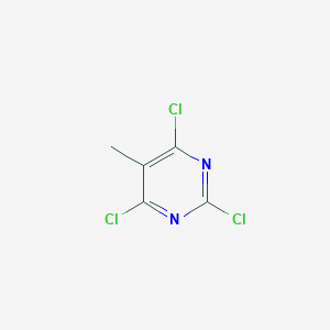 molecular formula C5H3Cl3N2 B154744 2,4,6-Trichloro-5-methylpyrimidine CAS No. 1780-36-5
