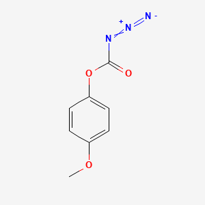 molecular formula C8H7N3O3 B15474477 4-Methoxyphenyl carbonazidate CAS No. 40438-33-3