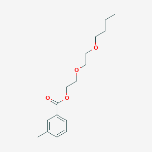 molecular formula C16H24O4 B15474557 2-(2-Butoxyethoxy)ethyl 3-methylbenzoate CAS No. 42024-44-2