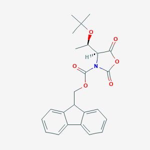 molecular formula C24H25NO6 B154747 Fmoc-O-tert.butyl-L-threonineN-carboxyanhydride CAS No. 125814-28-0