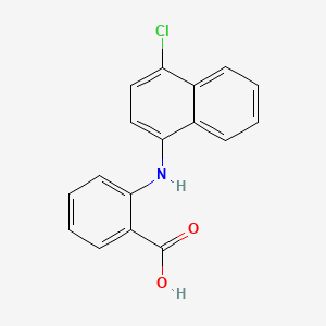 molecular formula C17H12ClNO2 B15474719 N-(4-Chloro-1-naphthyl)anthranilic acid CAS No. 51671-14-8