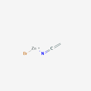 molecular formula C2H2BrNZn B15474725 Zinc, bromo(cyanomethyl)- CAS No. 38046-39-8
