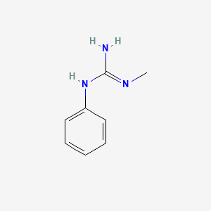 molecular formula C8H11N3 B15474908 2-Methyl-1-phenylguanidine CAS No. 42544-37-6