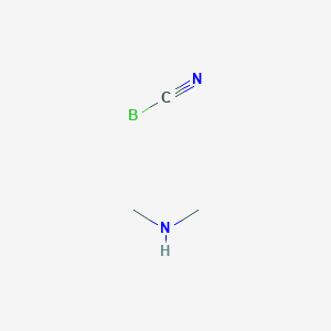 molecular formula C3H7BN2 B15474994 Dimethylamine-cyanoborane CAS No. 51329-61-4