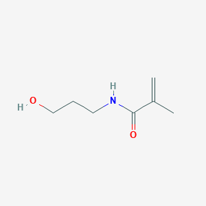 molecular formula C7H13NO2 B15475020 N-(3-Hydroxypropyl)-2-methylprop-2-enamide CAS No. 44902-51-4
