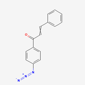 molecular formula C15H11N3O B15475046 1-(4-Azidophenyl)-3-phenylprop-2-en-1-one CAS No. 41657-70-9